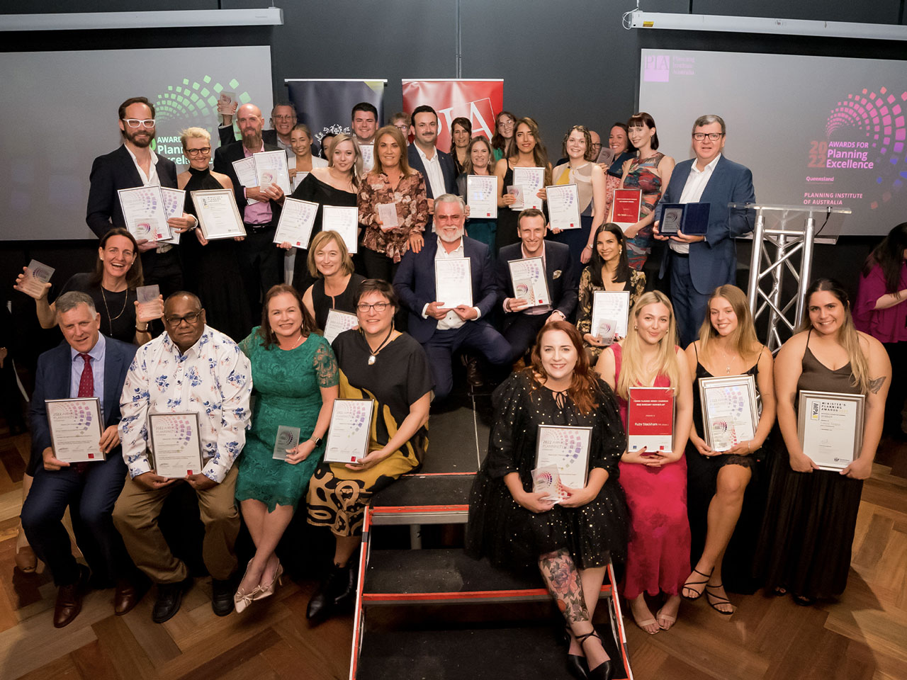 Group photo following Planning with country award